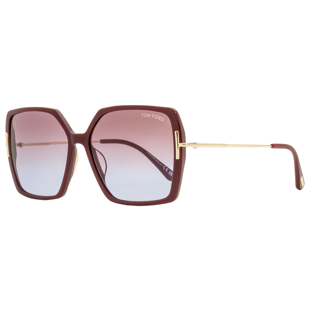 Tom Ford Burgundy and Gold Sunglasses